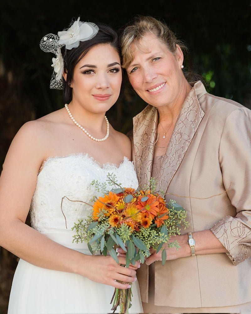 Mother of the Bride and Bride Portrait